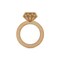 Diamond Ring Wood Napkin Ring 2-3/4“ for Wedding & Bridal Shower | Woodpeckers